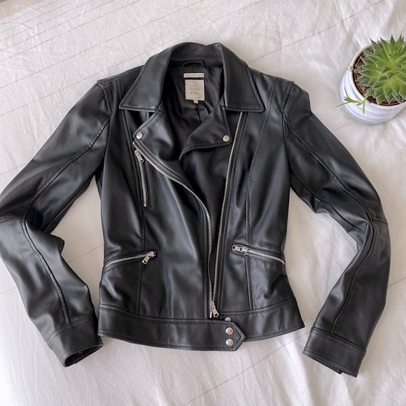 Zara Jackets & Blazers - Zara black leather jacket